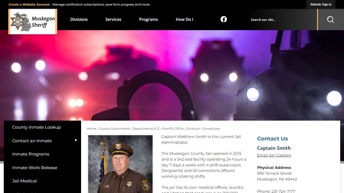 Corrections | Muskegon County, MI